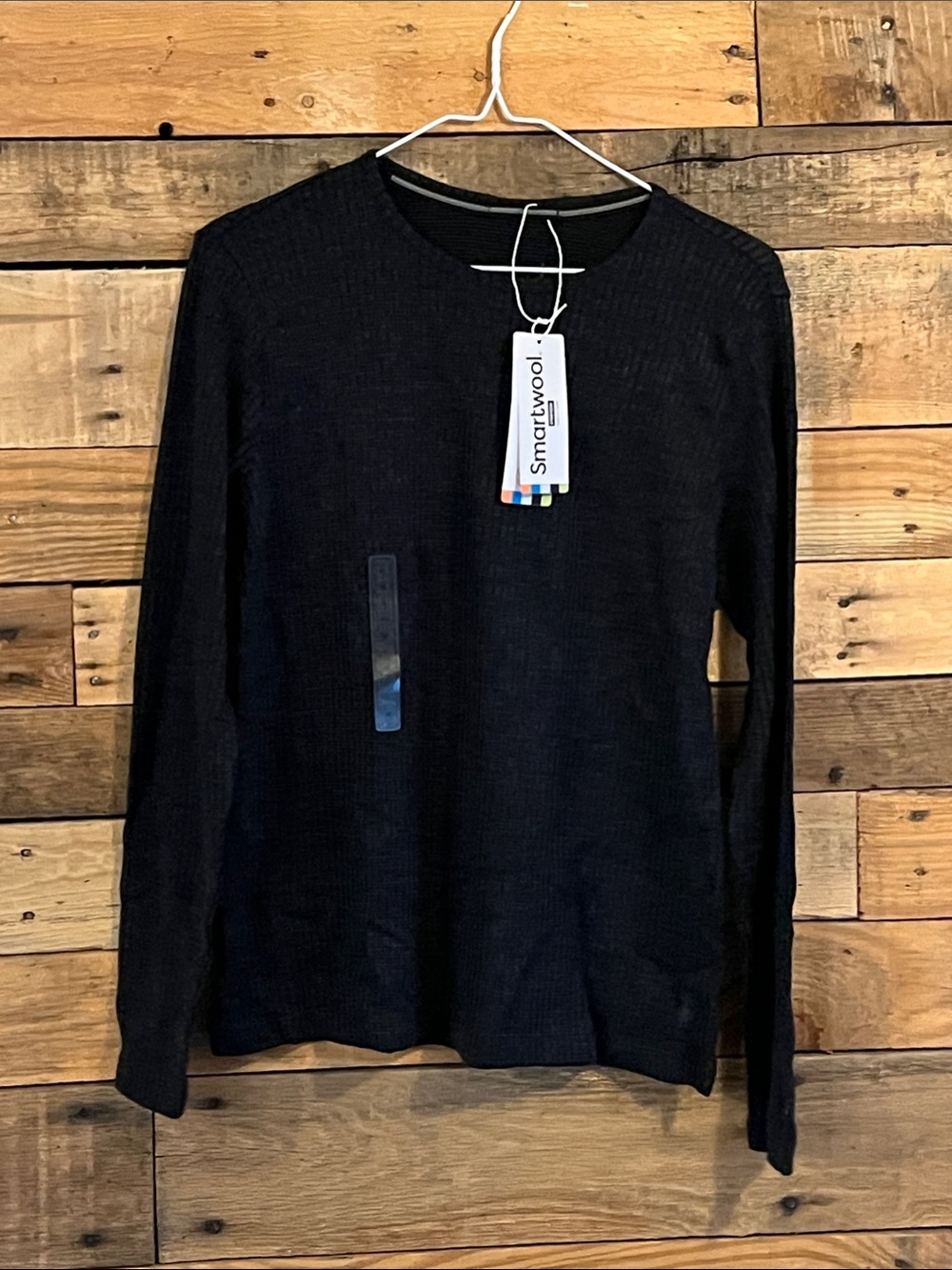 Smartwool woman’s  Black Crewneck Long-Sleeve Sweater